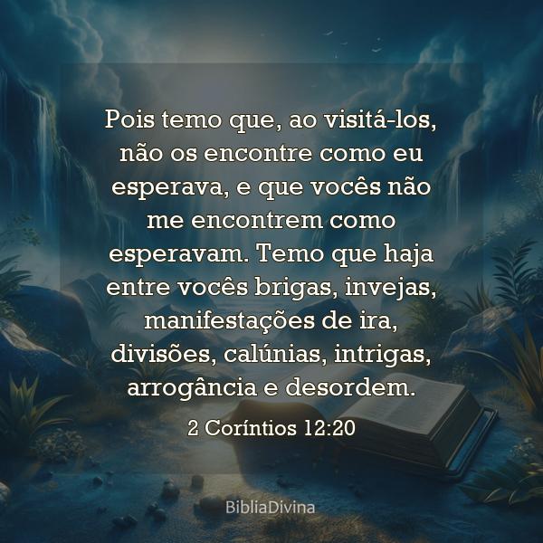 2 Coríntios 12:20