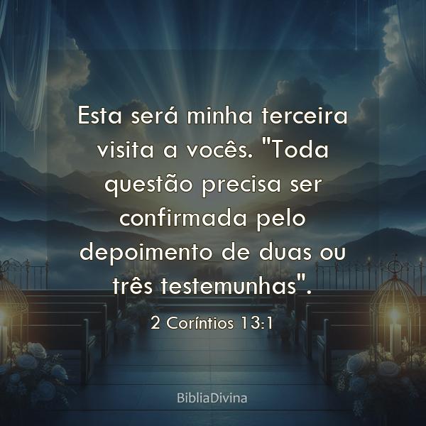 2 Coríntios 13:1