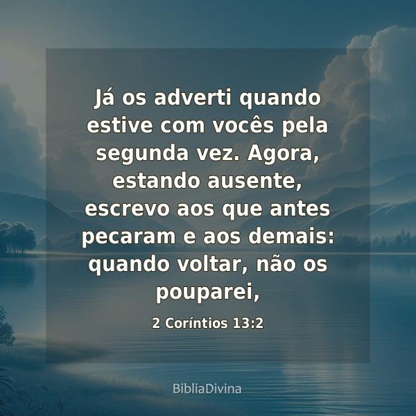 2 Coríntios 13:2