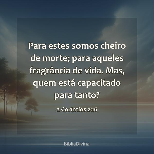 2 Coríntios 2:16