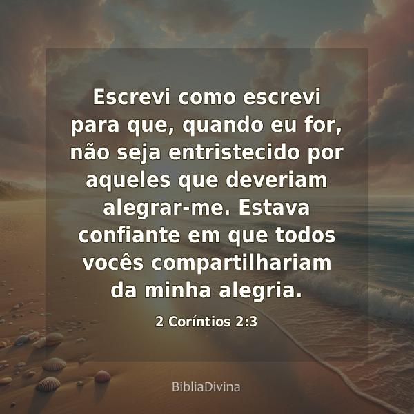 2 Coríntios 2:3