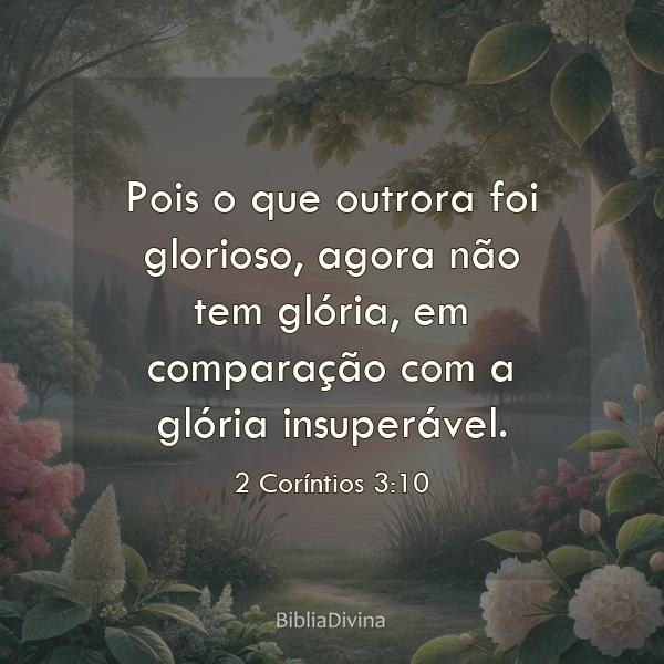 2 Coríntios 3:10