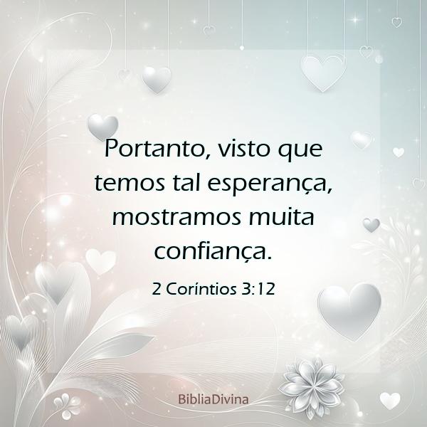 2 Coríntios 3:12