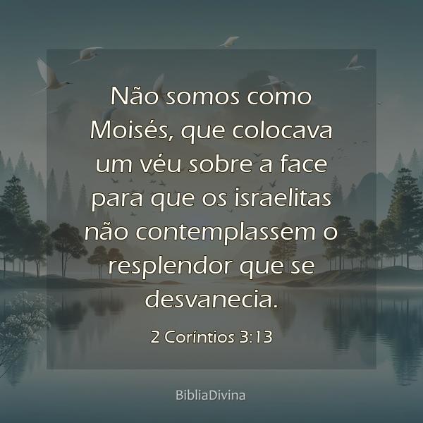 2 Coríntios 3:13