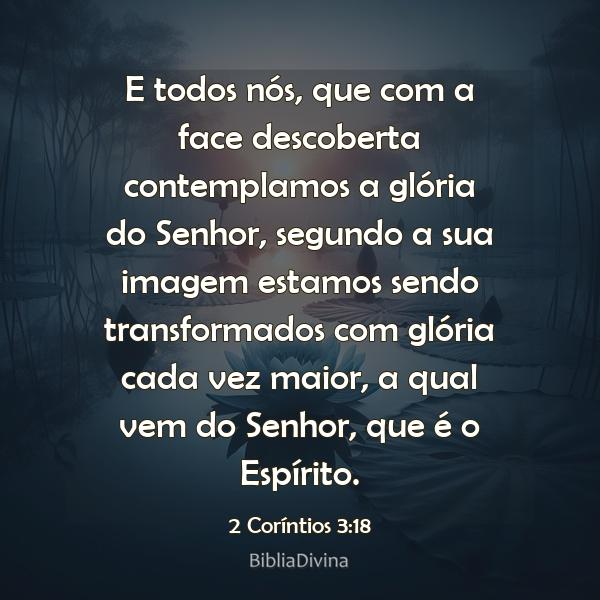 2 Coríntios 3:18