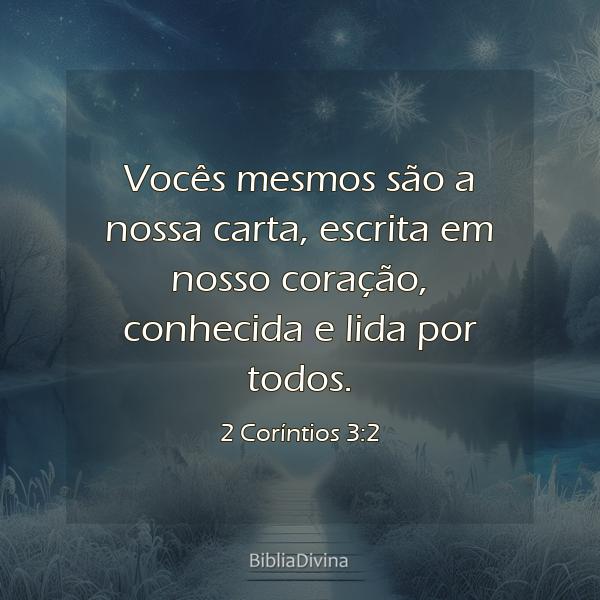 2 Coríntios 3:2