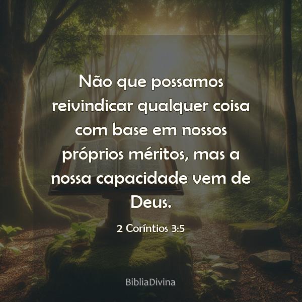 2 Coríntios 3:5