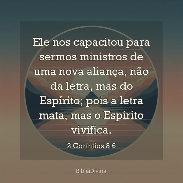 2 Coríntios 3:6