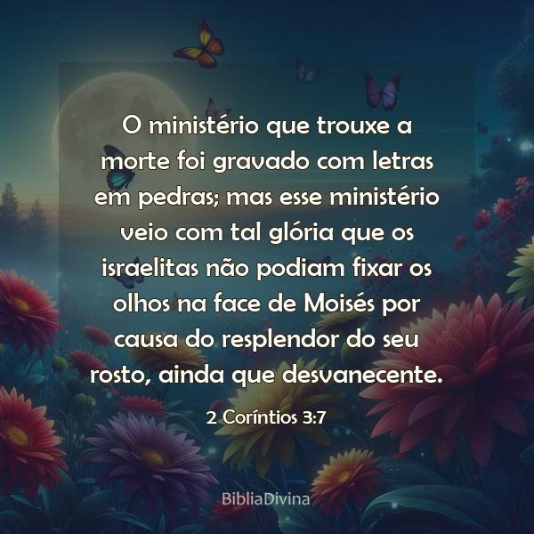 2 Coríntios 3:7