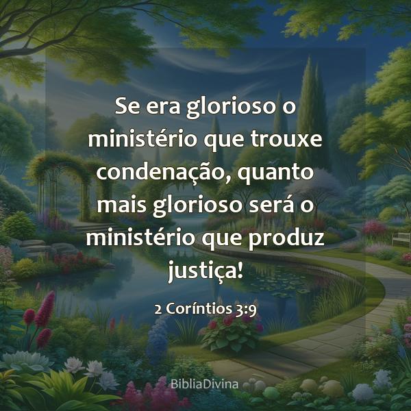 2 Coríntios 3:9