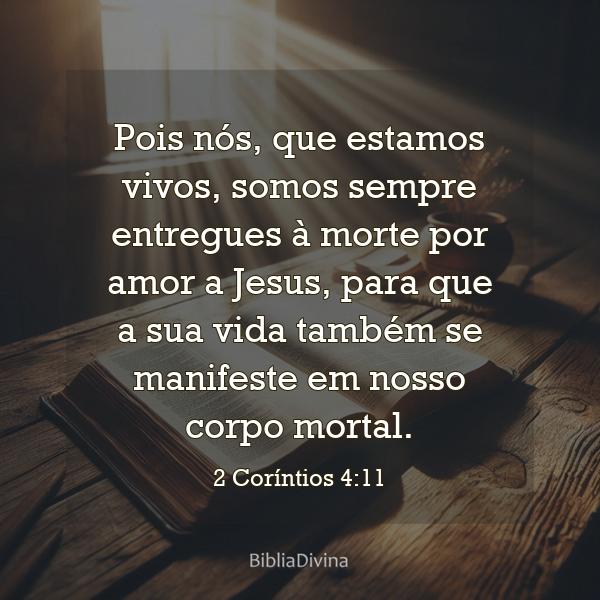 2 Coríntios 4:11