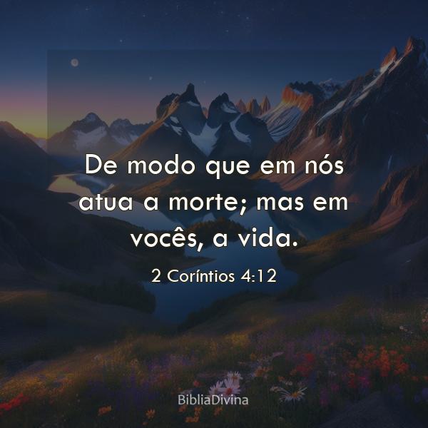 2 Coríntios 4:12