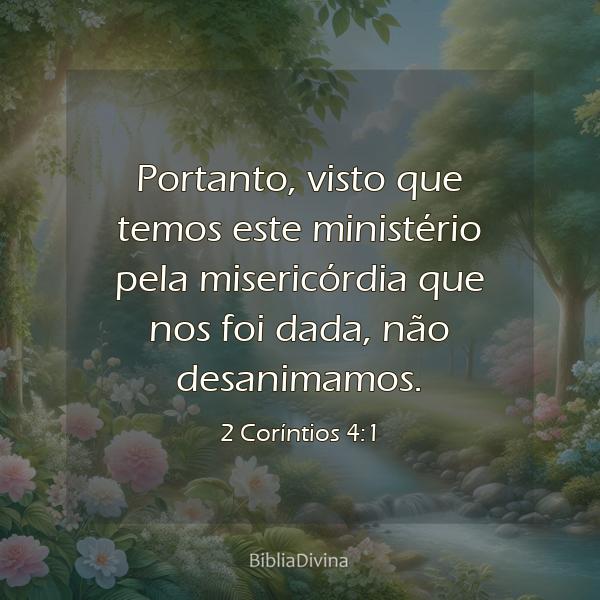 2 Coríntios 4:1