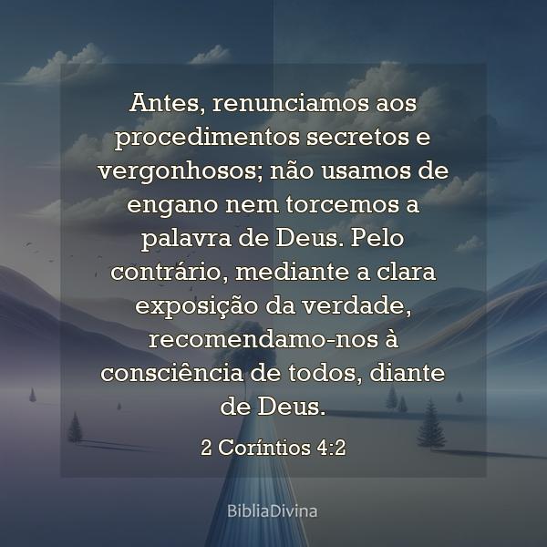 2 Coríntios 4:2