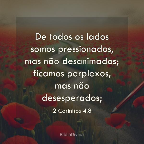 2 Coríntios 4:8