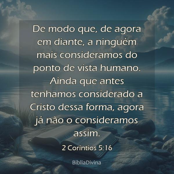 2 Coríntios 5:16