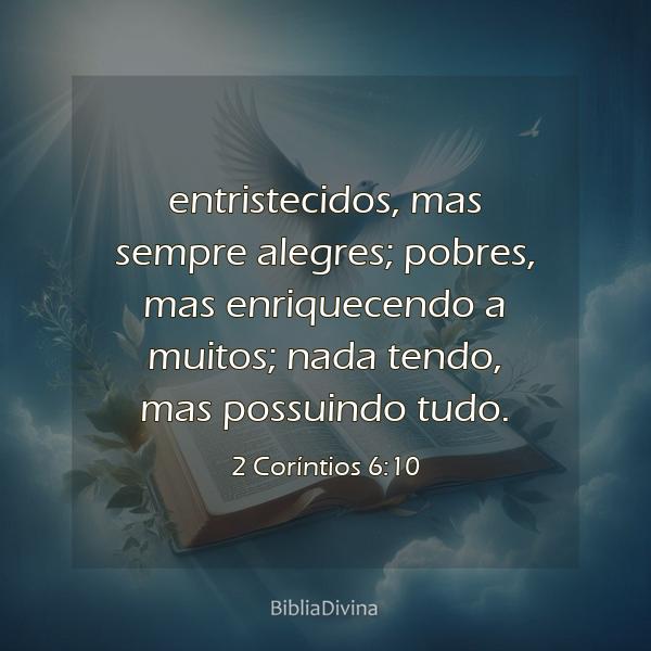 2 Coríntios 6:10