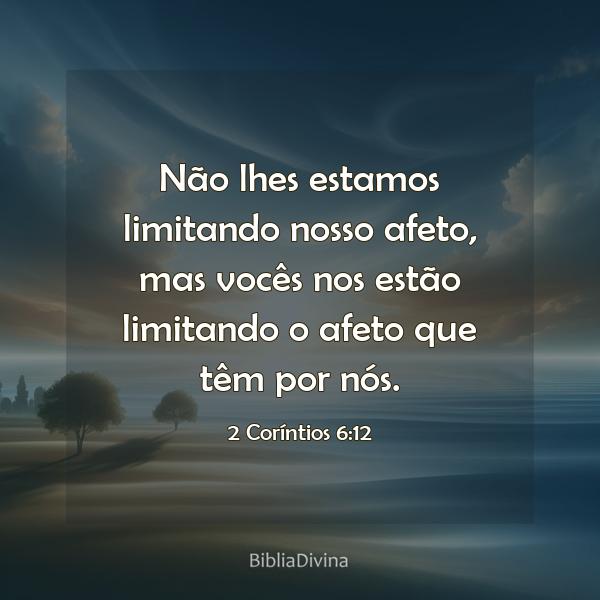 2 Coríntios 6:12