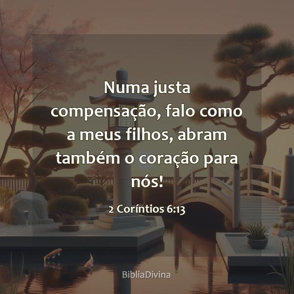 2 Coríntios 6:13