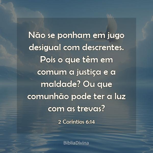 2 Coríntios 6:14