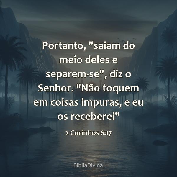 2 Coríntios 6:17