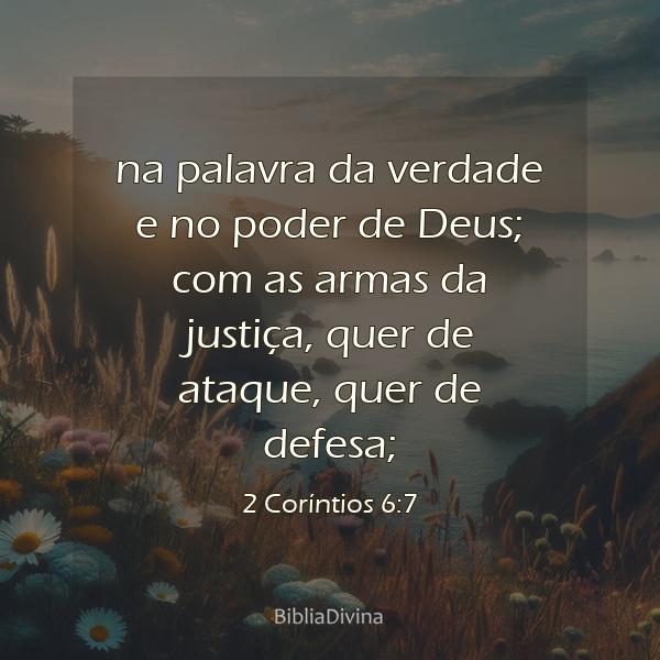 2 Coríntios 6:7