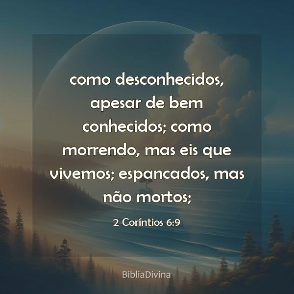 2 Coríntios 6:9