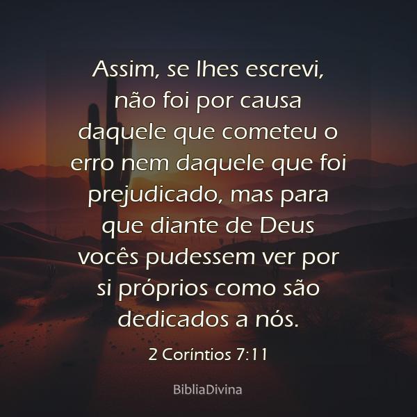 2 Coríntios 7:11