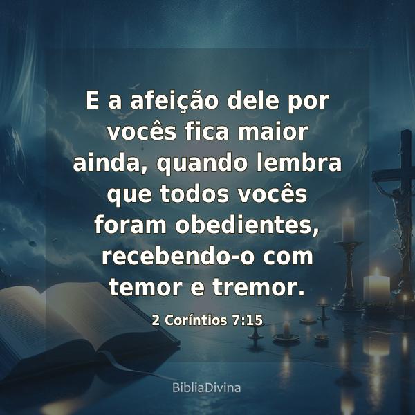 2 Coríntios 7:15