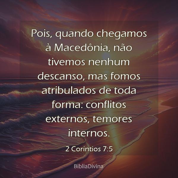 2 Coríntios 7:5