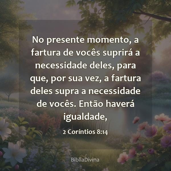 2 Coríntios 8:14