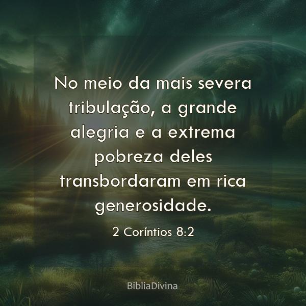 2 Coríntios 8:2