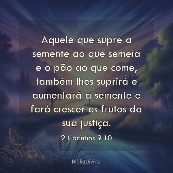 2 Coríntios 9:10