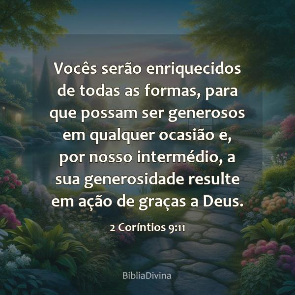 2 Coríntios 9:11