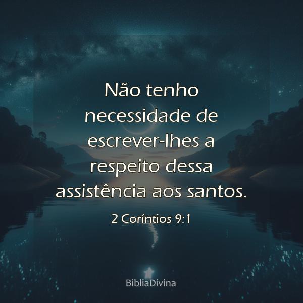 2 Coríntios 9:1