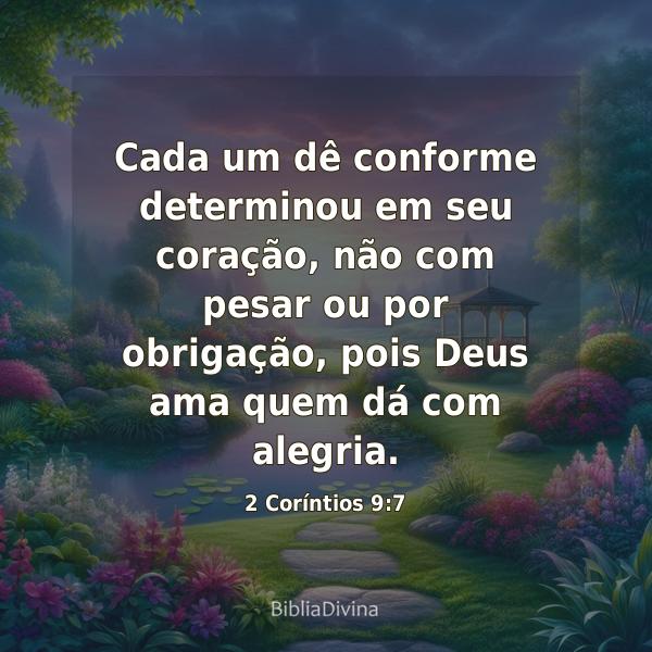 2 Coríntios 9:7