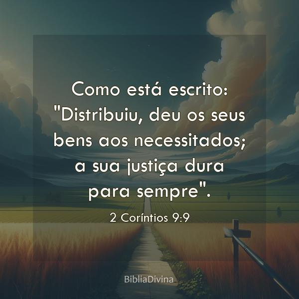 2 Coríntios 9:9