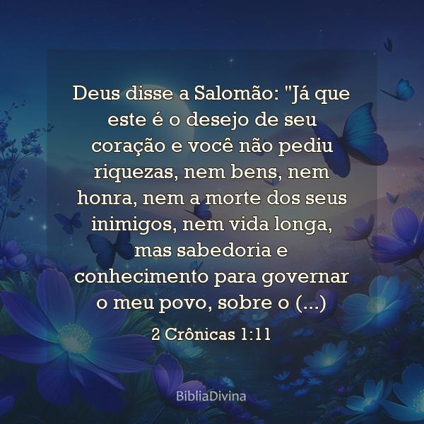 2 Crônicas 1:11