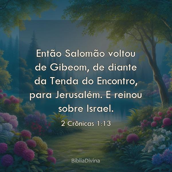 2 Crônicas 1:13