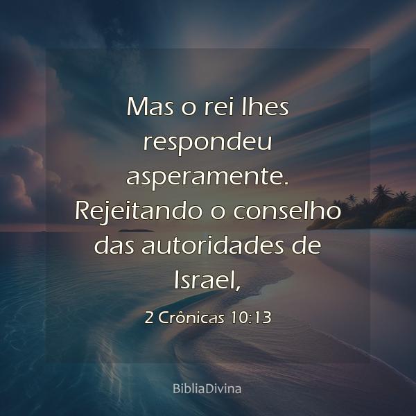 2 Crônicas 10:13