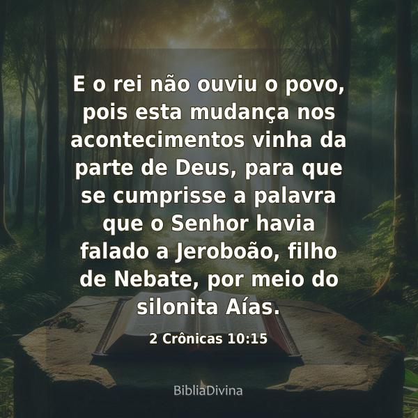 2 Crônicas 10:15