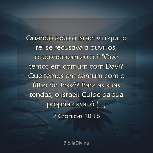 2 Crônicas 10:16