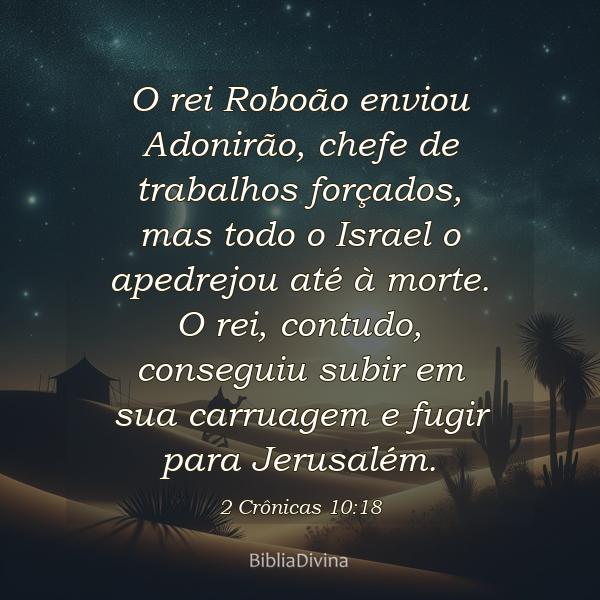 2 Crônicas 10:18