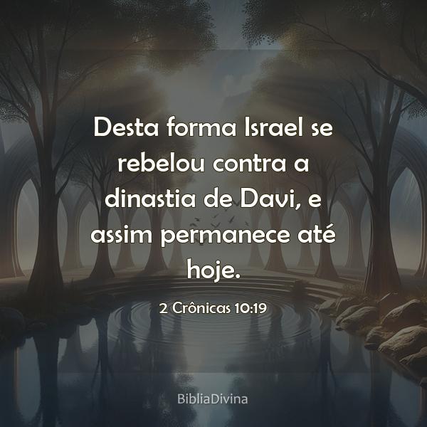 2 Crônicas 10:19