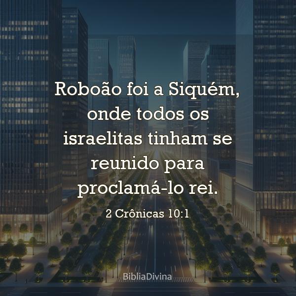 2 Crônicas 10:1