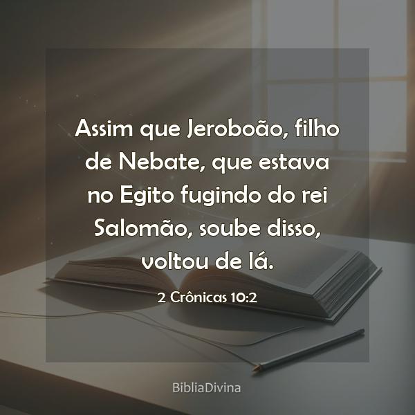 2 Crônicas 10:2