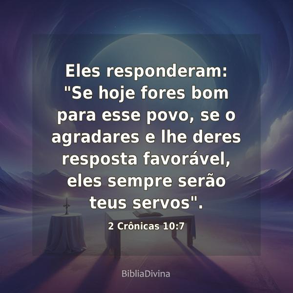 2 Crônicas 10:7