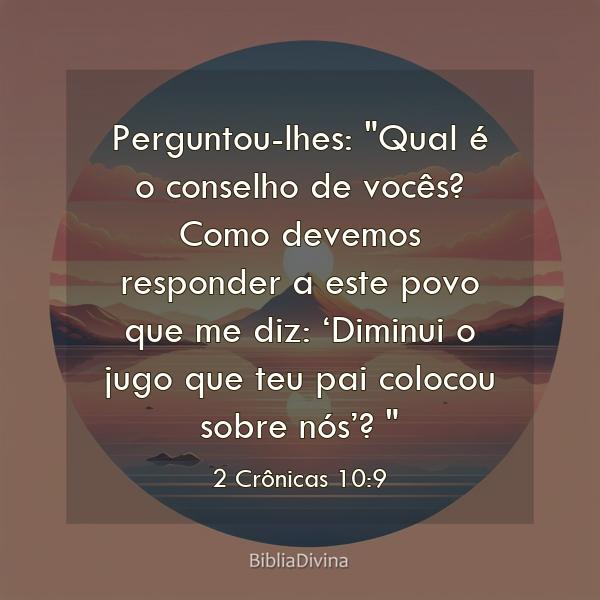 2 Crônicas 10:9