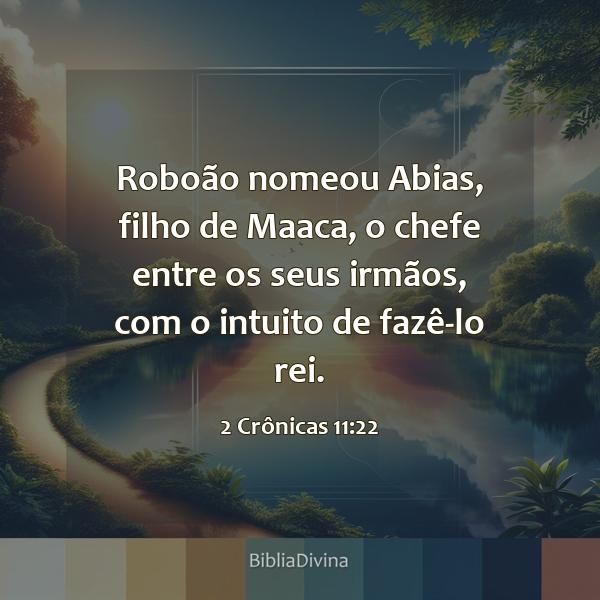 2 Crônicas 11:22