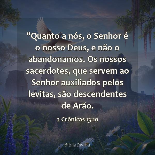 2 Crônicas 13:10